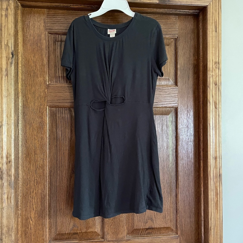Black cut out dress